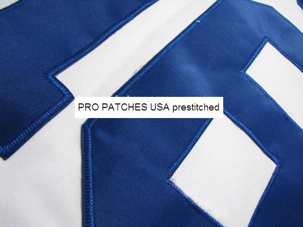 10" Pre-Stitched Twill Numbers (1 color)
